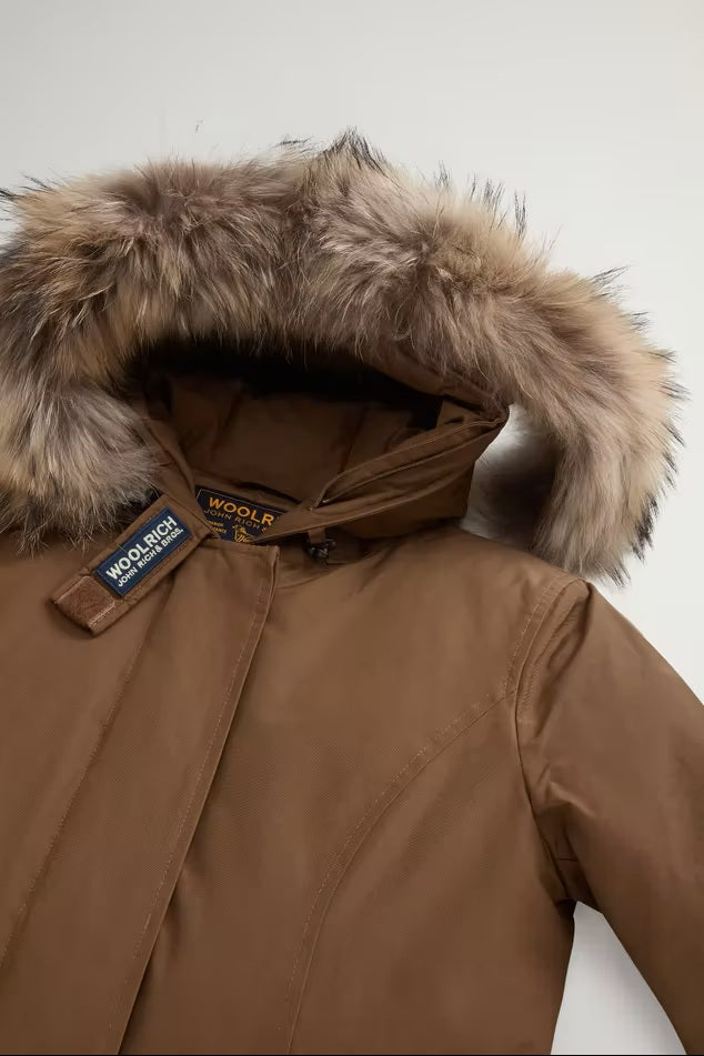 Arctic Parka in Ramar Cloth con pelliccia removibile-2