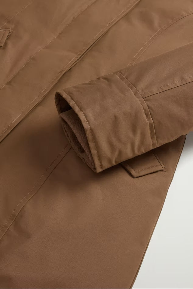 Arctic Parka in Ramar Cloth con pelliccia removibile-3