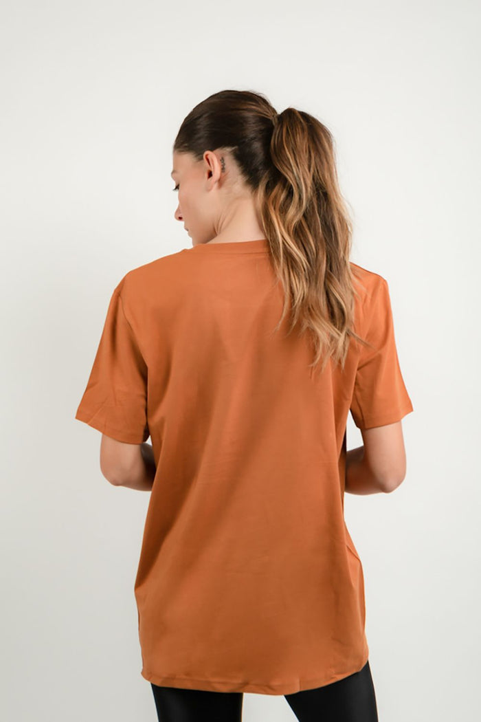 ART21 t-shirt girocollo arancio 0576ABUTS001RO ROASTED ORANGE-5