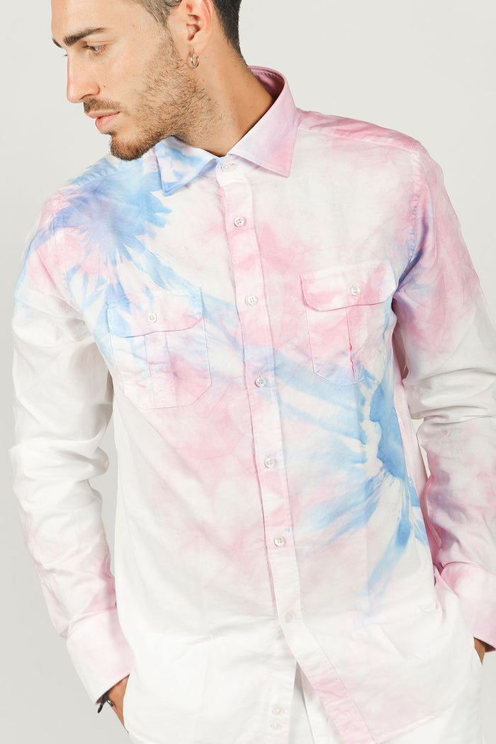 ART21 camicia tie-dye in cotone 901157 01