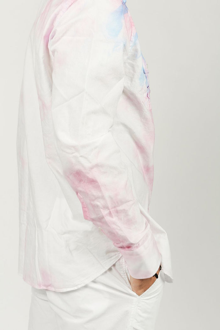 ART21 camicia tie-dye in cotone 901157 01-4