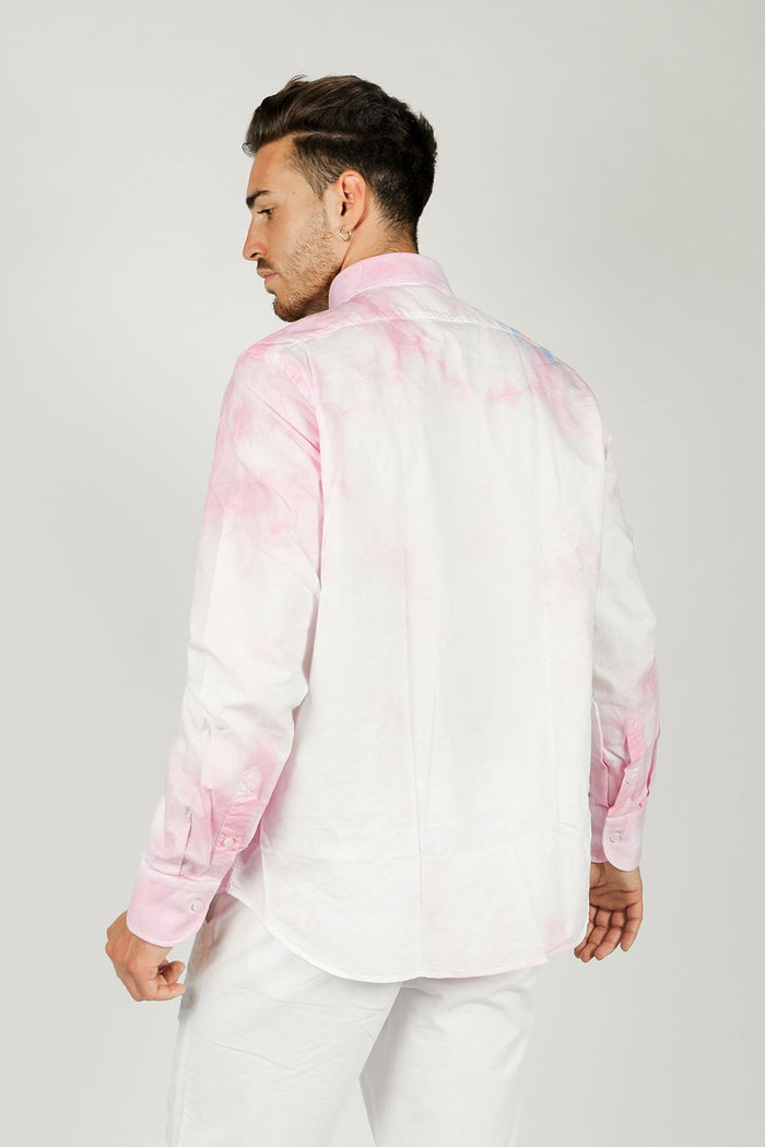 ART21 camicia tie-dye in cotone 901157 01-6