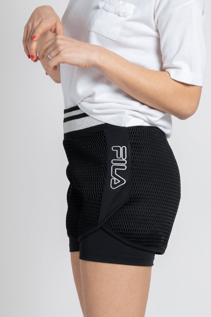 Fila women anny shorts with a rete 682480 002-3