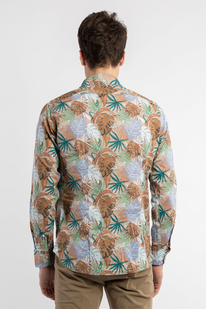Camicia stampa tropicale-4