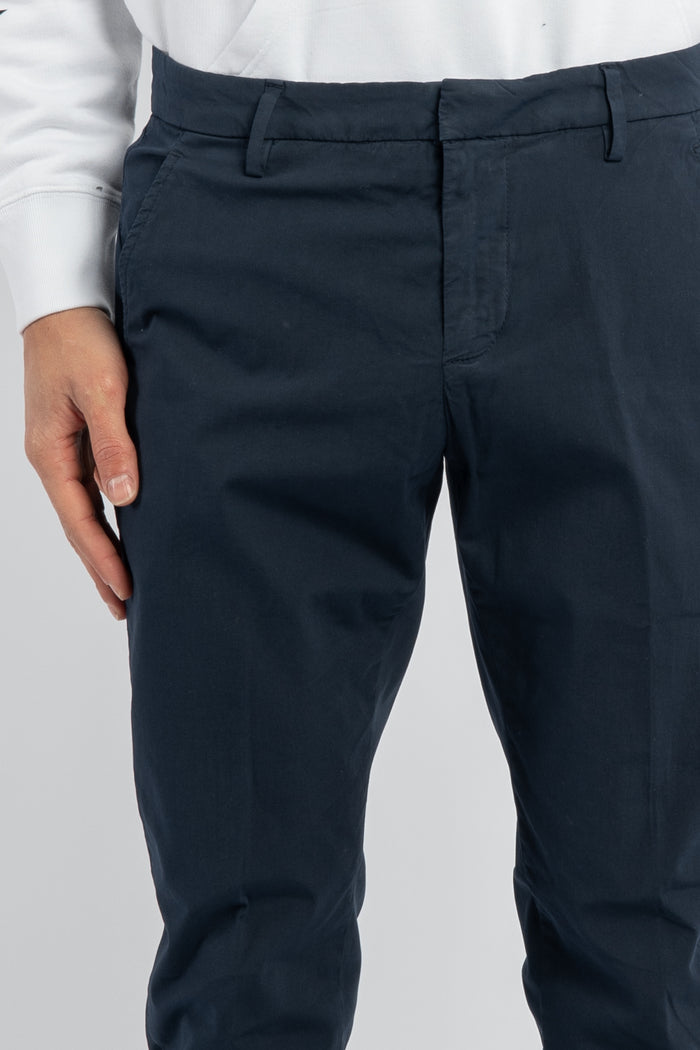 Pantalone slim Gaubert in gabardina leggera stretch-3