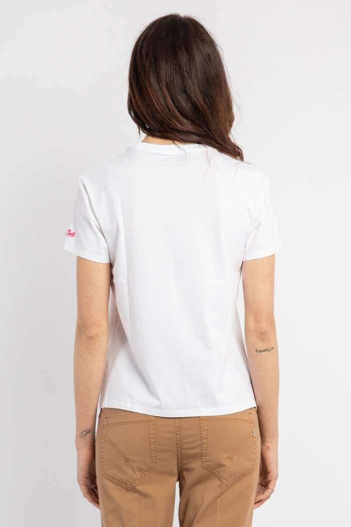 Emilie t-shirt donna in cotone con stampa Saint Barth-5