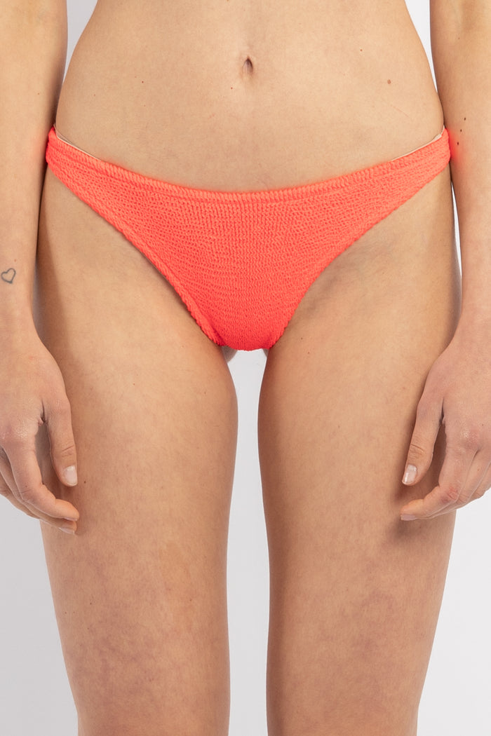 Naomi slip bikini brasiliana arancio crinkle-1