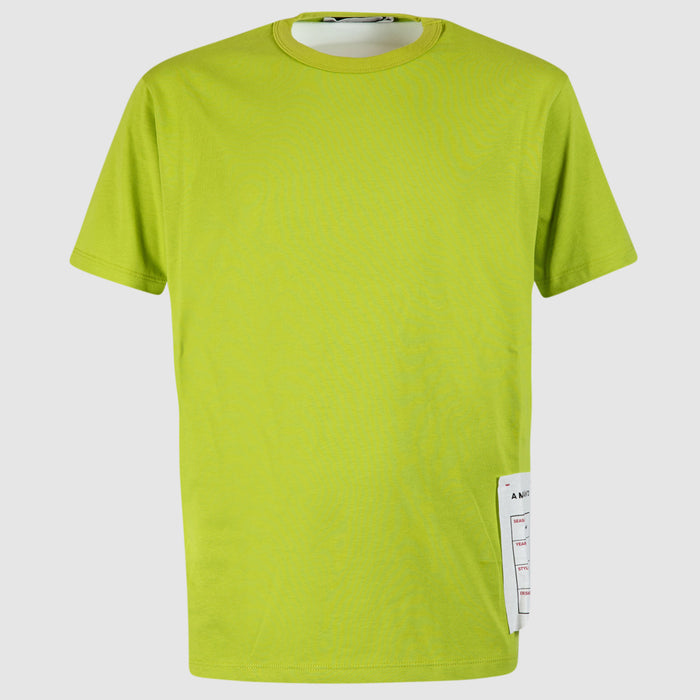 T-shirt girocollo verde chiaro-4