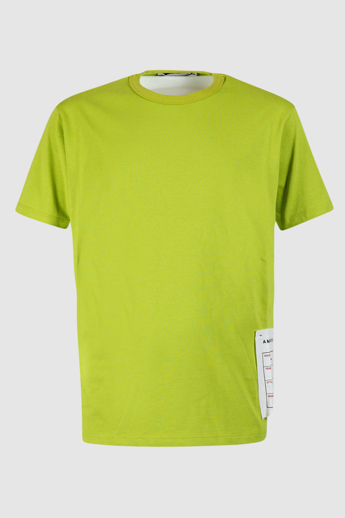 T-shirt girocollo verde chiaro