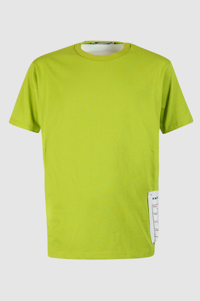 T-shirt girocollo verde chiaro-1