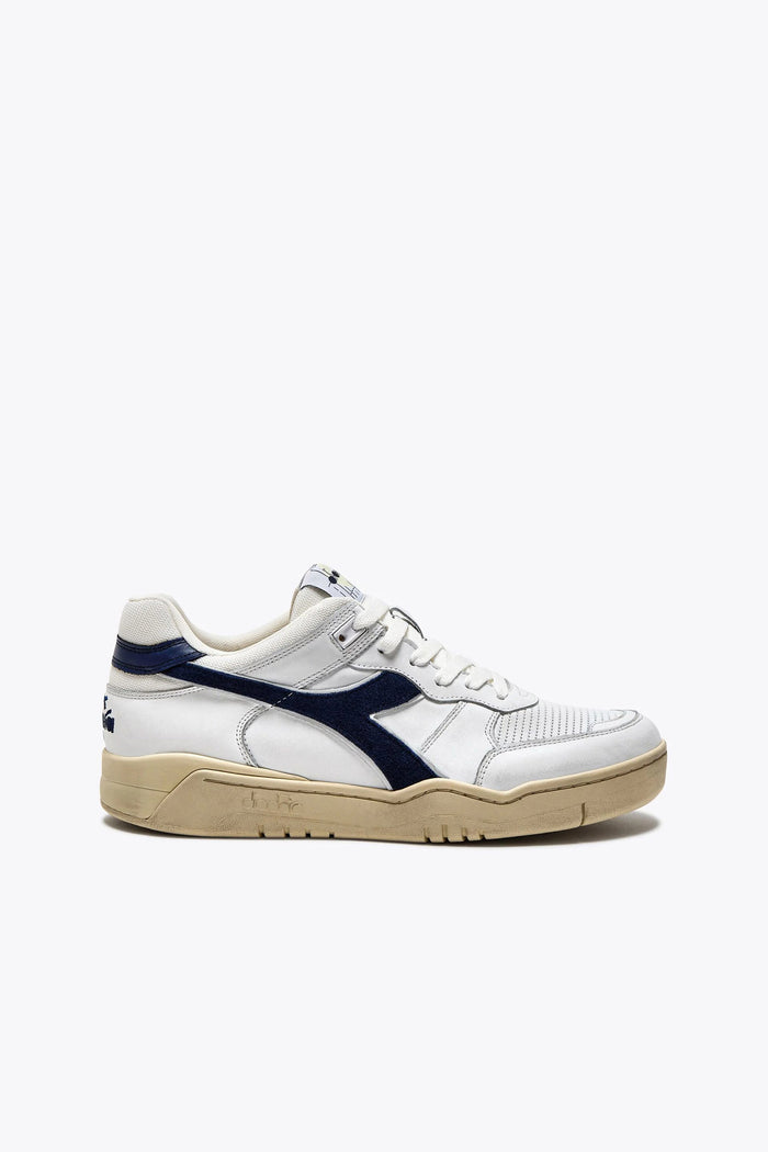 Sneakers B.560 Used bianco/blu corsaro