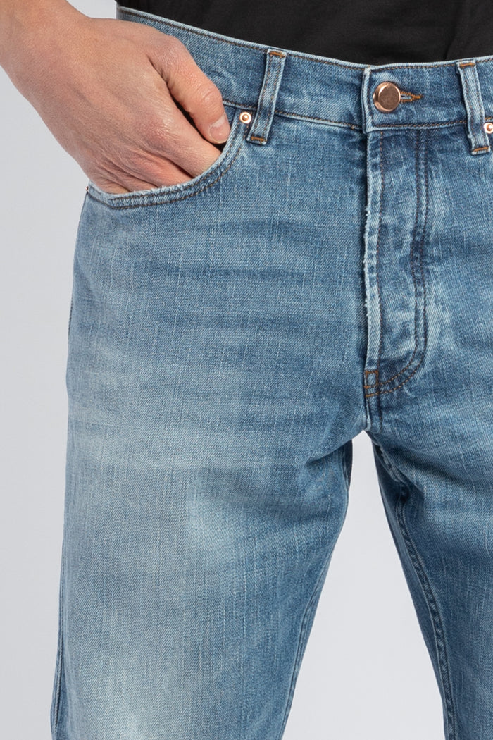 Seoul jeans lavaggio blu chiaro-3