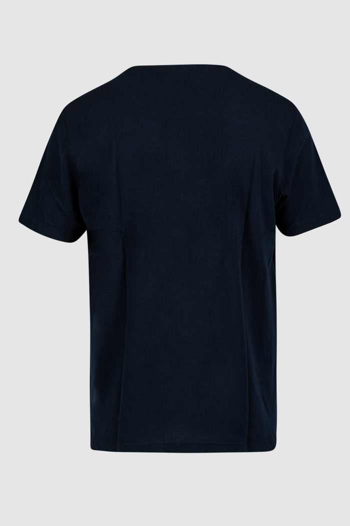 T-shirt da uomo blu-2