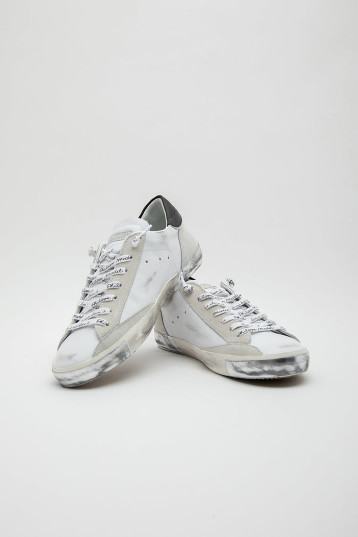 Sneaker bassa Prsx uomo - bianco e argento-3
