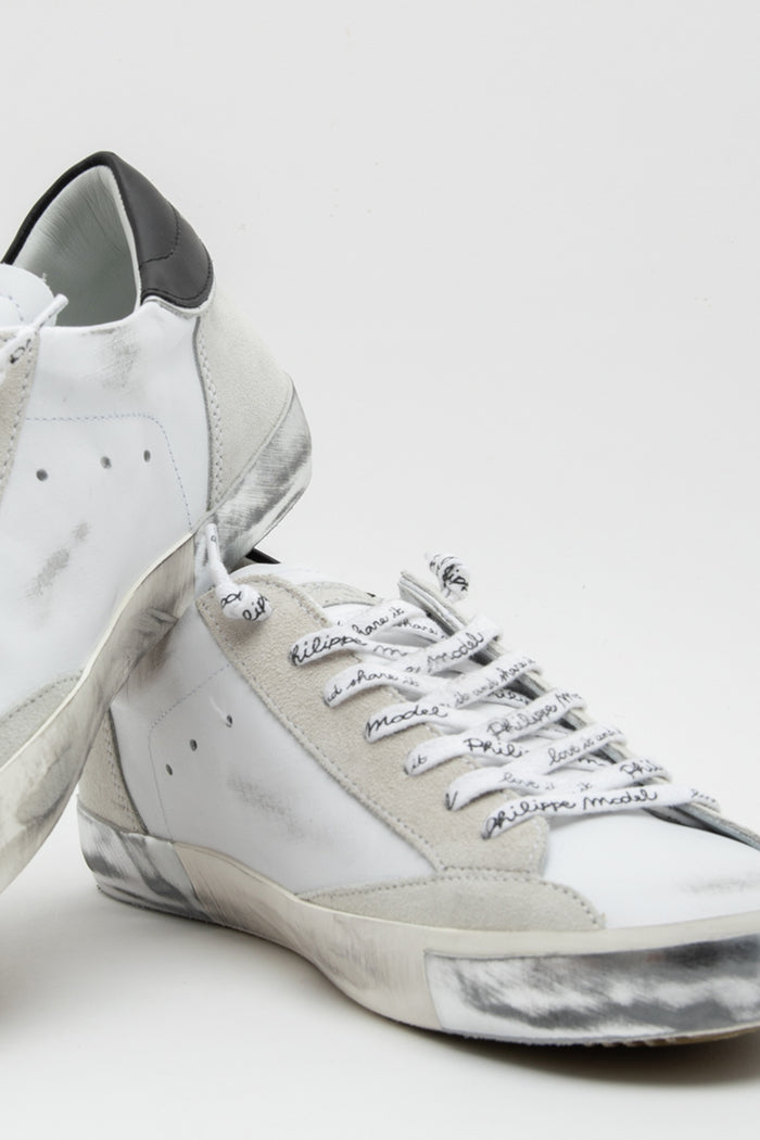 Sneaker bassa Prsx uomo - bianco e argento-4