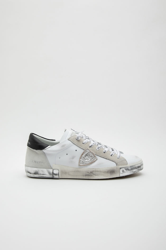 Sneaker bassa Prsx uomo - bianco e argento