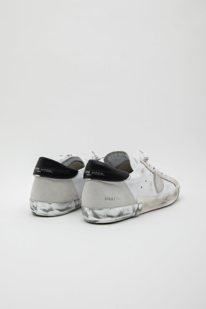 Sneaker bassa Prsx uomo - bianco e argento-5