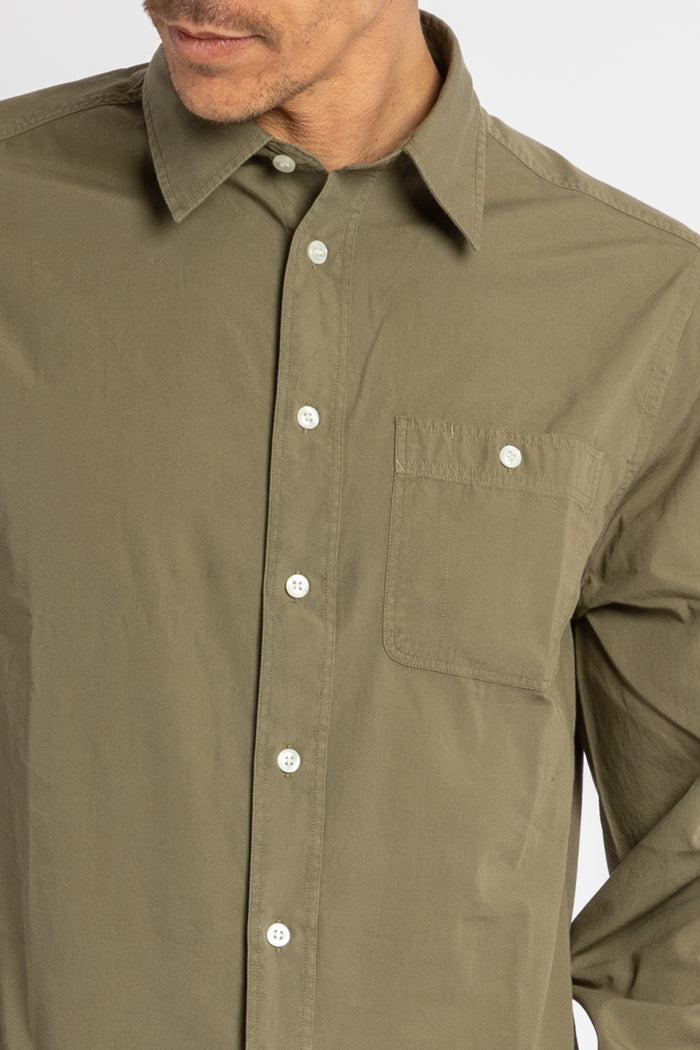 Camicia uomo verde militare-2