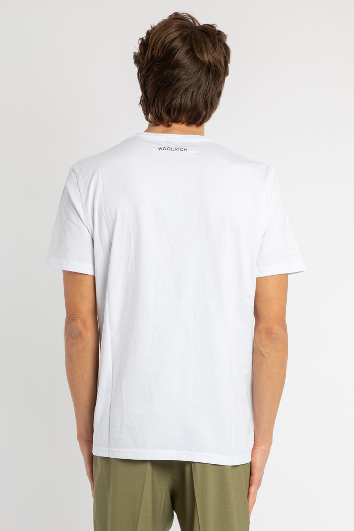 T-shirt in puro cotone con stampa sul petto-5