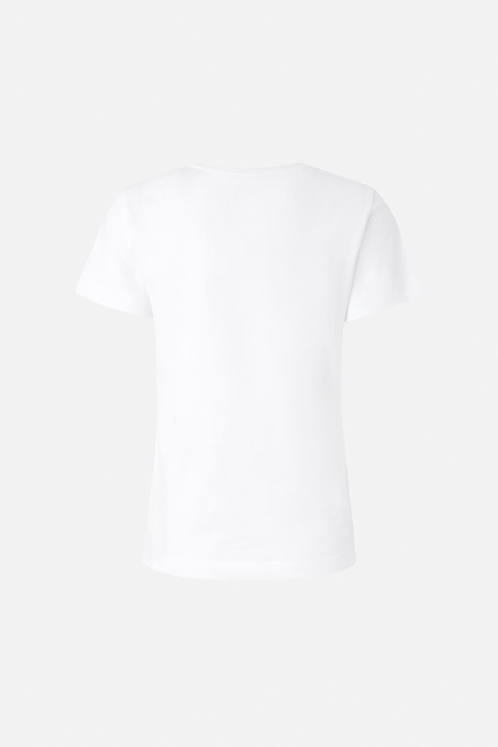 T-shirt maniche corte logo ricamato-2