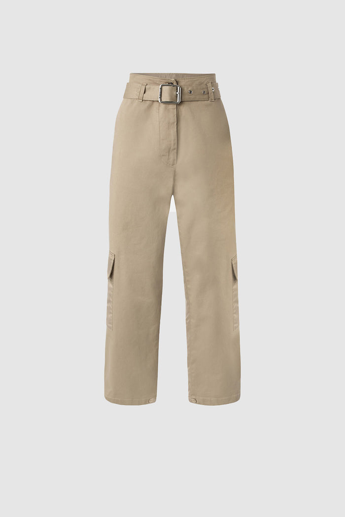 Pantaloni cargo slouchy con cintura
