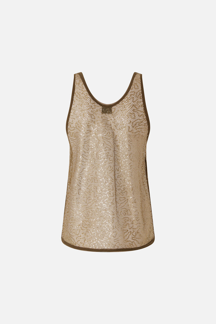 Top canottiera rete paillettes-2