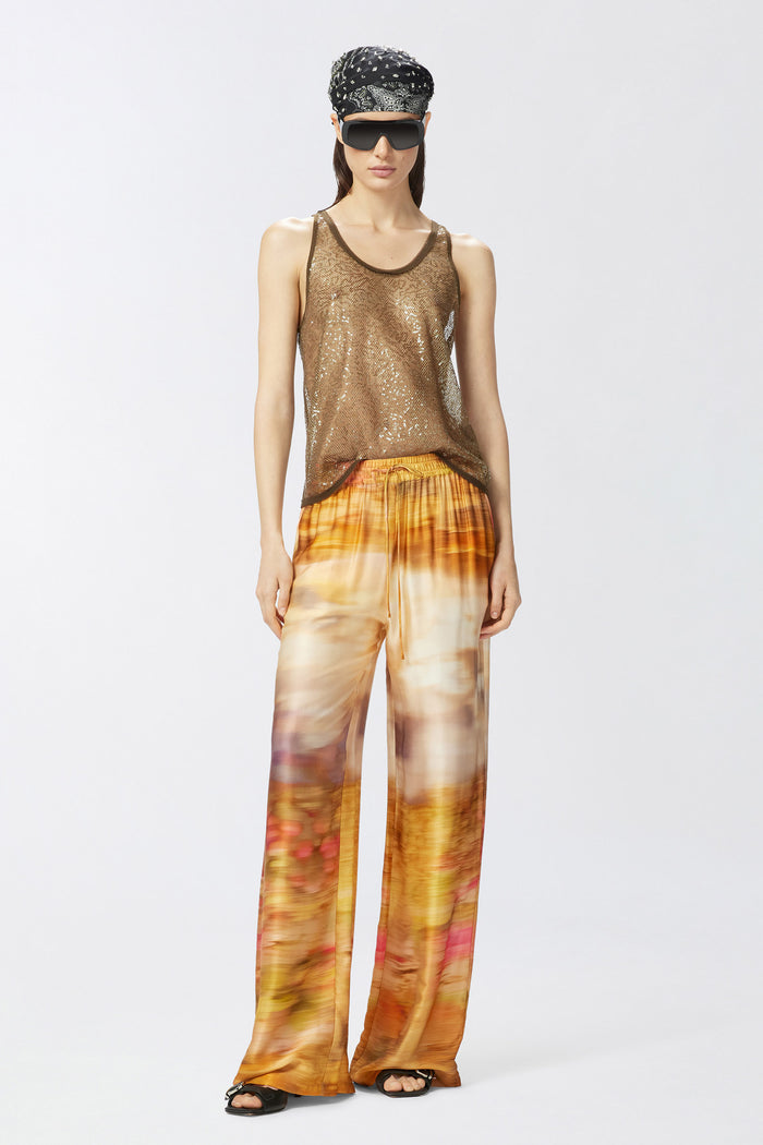 Top canottiera rete paillettes-3