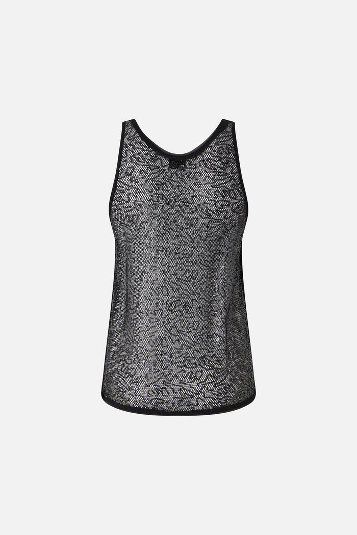 Top canottiera rete paillettes-2
