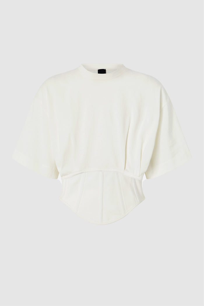 Maglia corta stile bustino-1