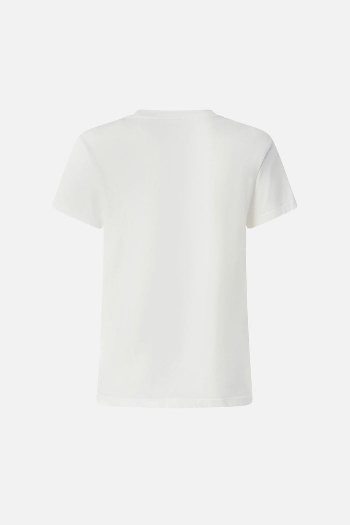 T-shirt stampa logo con fiamme-2