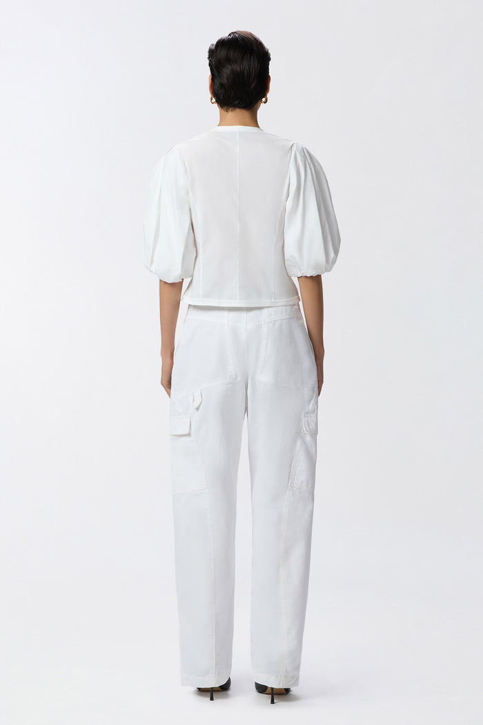 Rudi,Blusa in cotone con fibbie in metallo-4