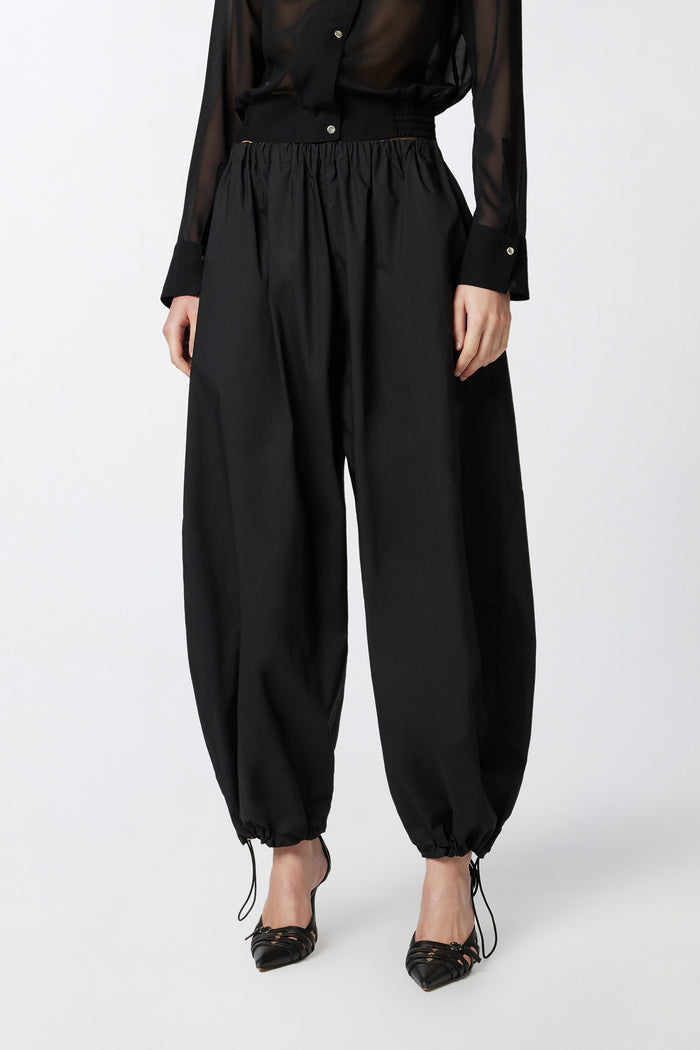 Roger,Pantaloni balloon leggeri con coulisse-4