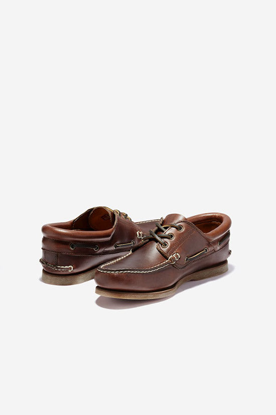 Scarpa da Barca da Uomo Classica Authentic in marrone-5