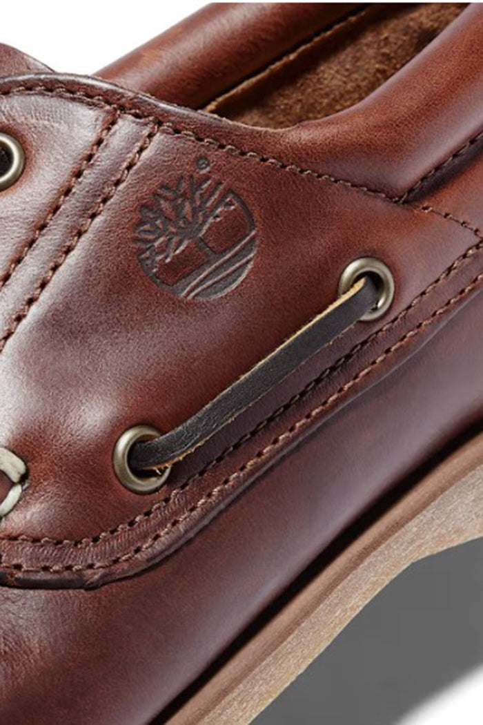 Scarpa da Barca da Uomo Classica Authentic in marrone-6