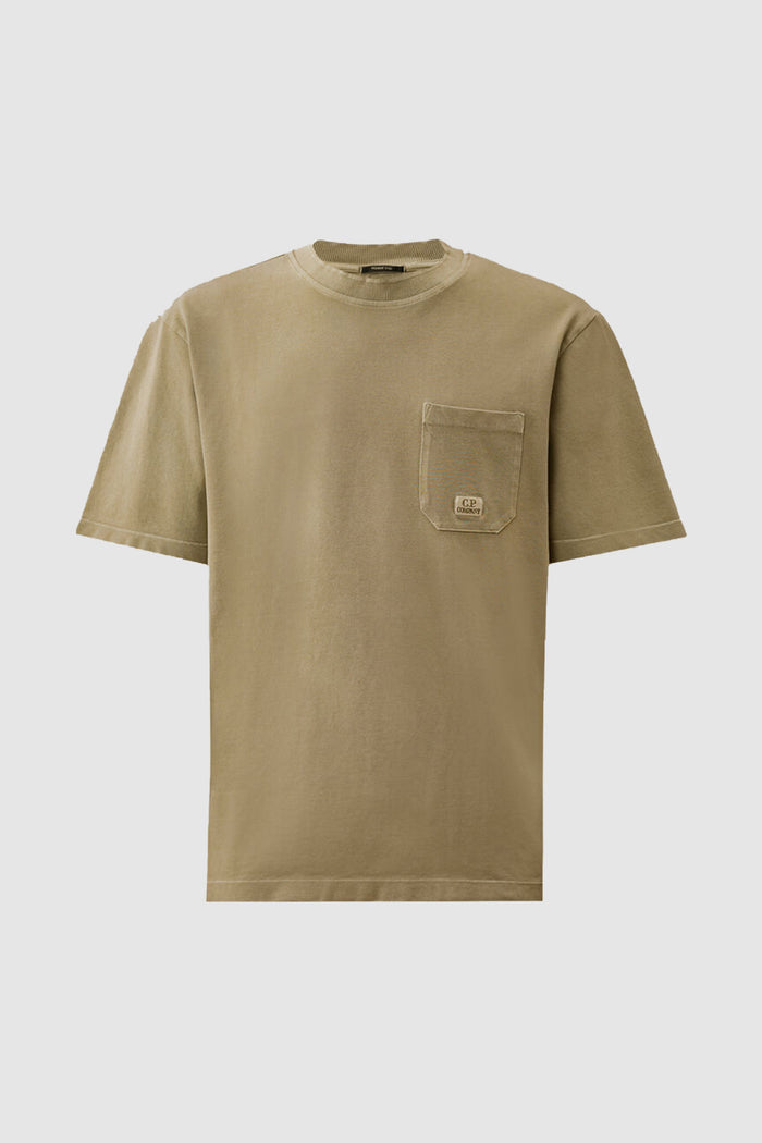 T-shirt a maniche corte tinta in capo 24/1