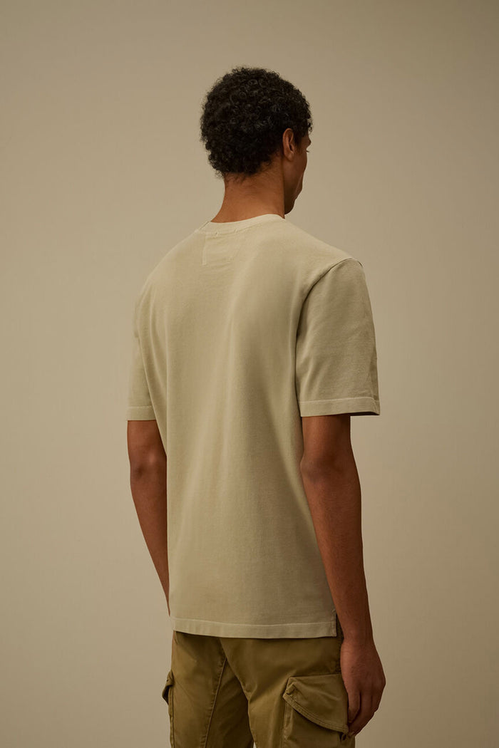 T-shirt a maniche corte tinta in capo 24/1-5