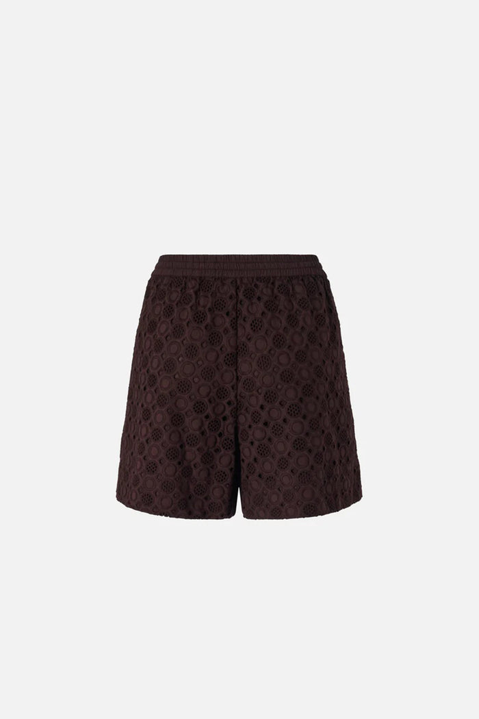 Shorts con motivo traforato-2