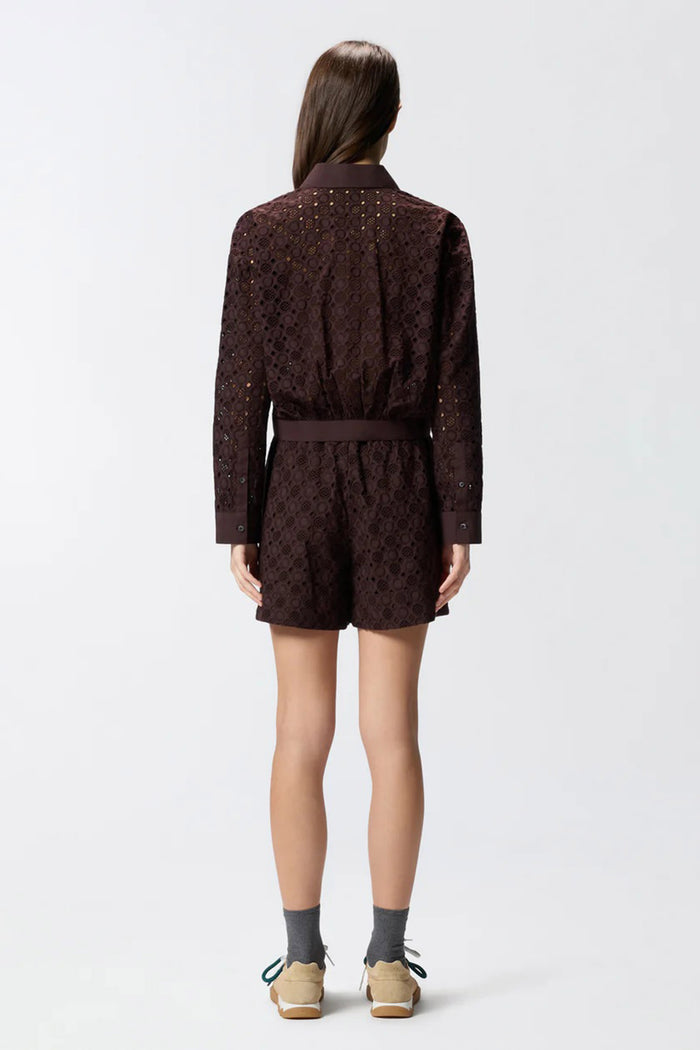 Camicia cropped con ricamo sangallo-4