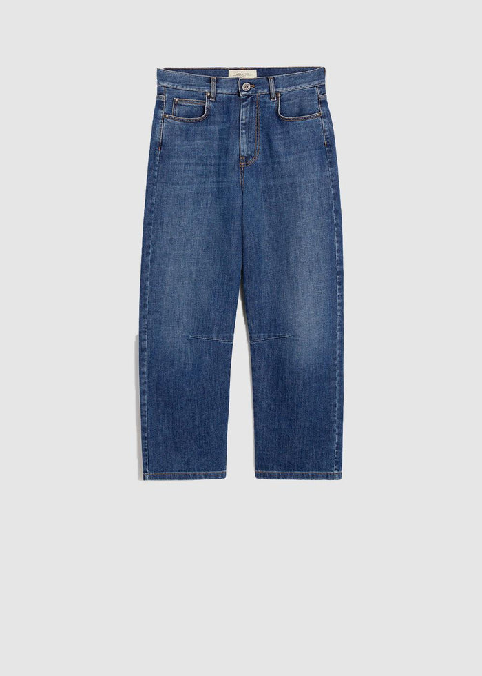 Jeans 5 tasche in denim autentico-1