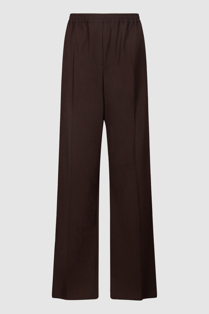 Pantaloni ampi con elastico in vita