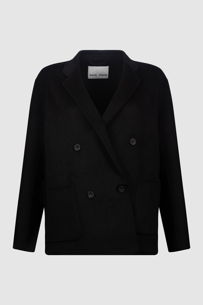 Cappotto doppiopetto in lana