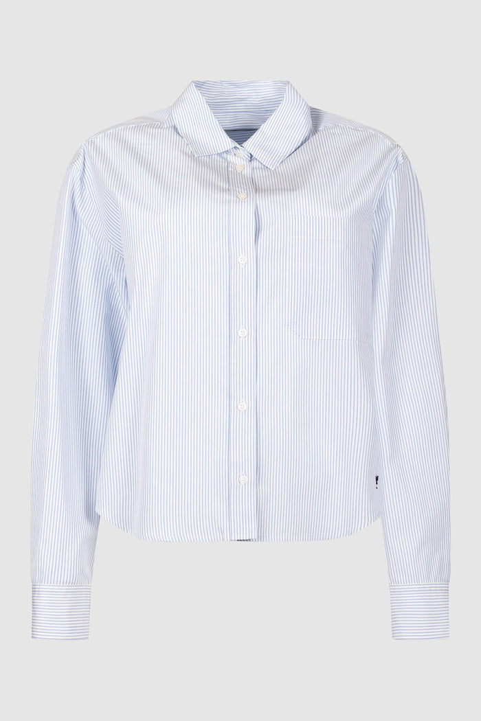 Camicia in popeline di cotone-1