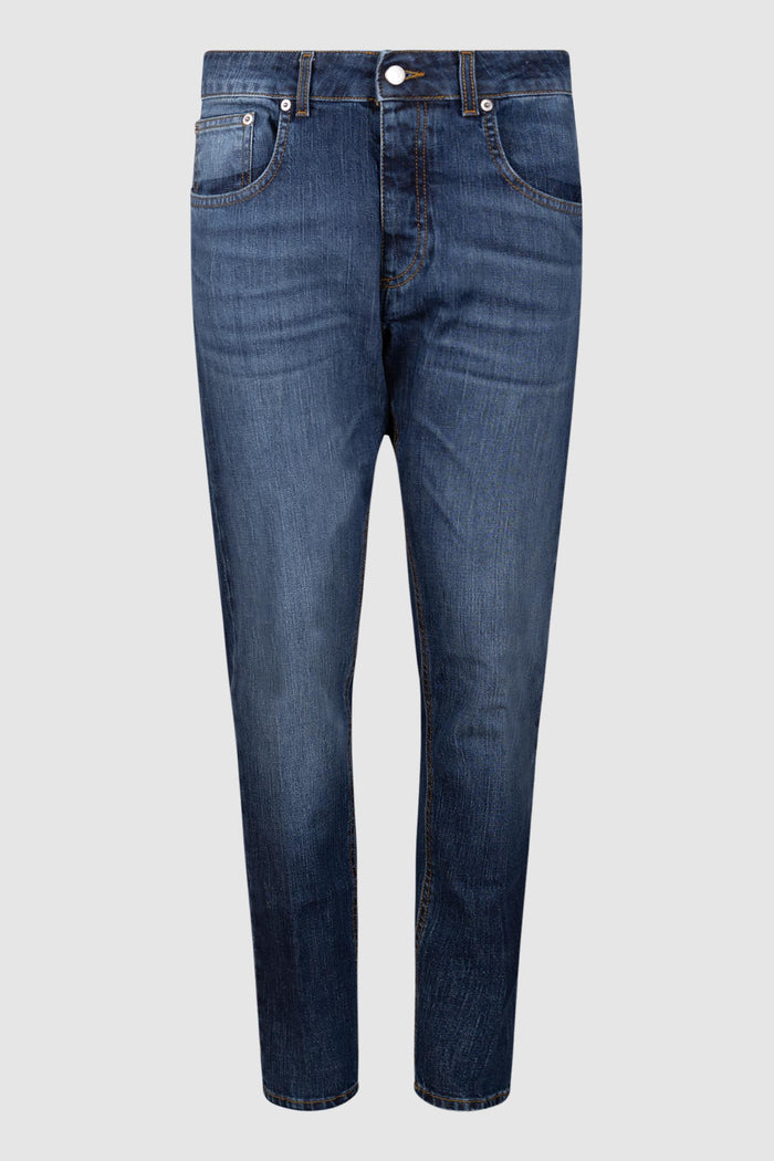Jeans Slim Fit Denim Blu