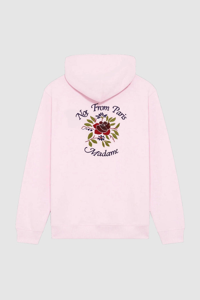 Felpa con cappuccio Slogan Rose-2
