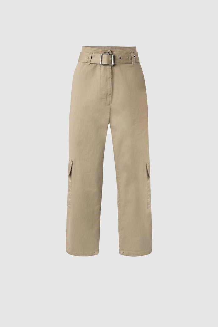 Pantaloni cargo slouchy con cintura