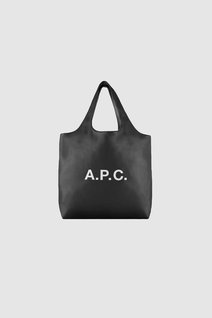 Borsa Shopper A.P.C. in Pelle Nera