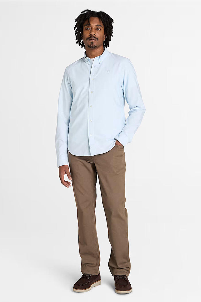 Camicia Oxford da Uomo in blu-2