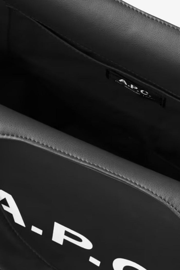 Borsa Shopper A.P.C. in Pelle Nera-4