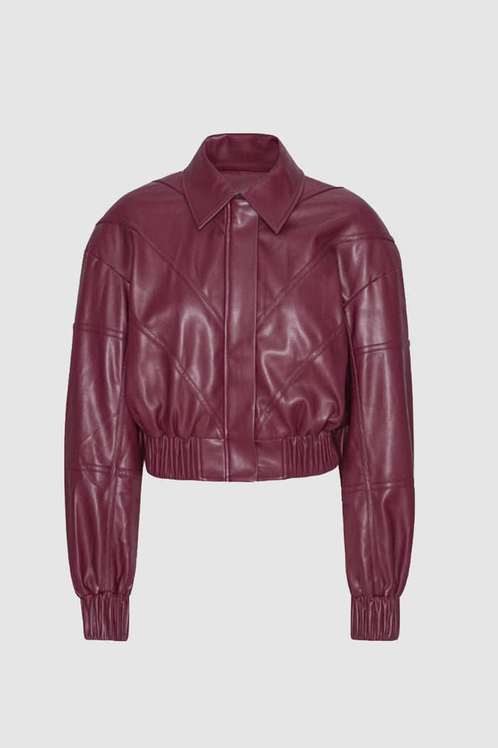 Giubbotto Bomber Bordeaux