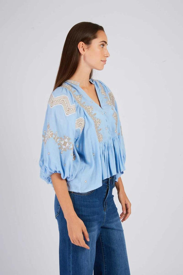 camicetta ricamata BALLADE-2